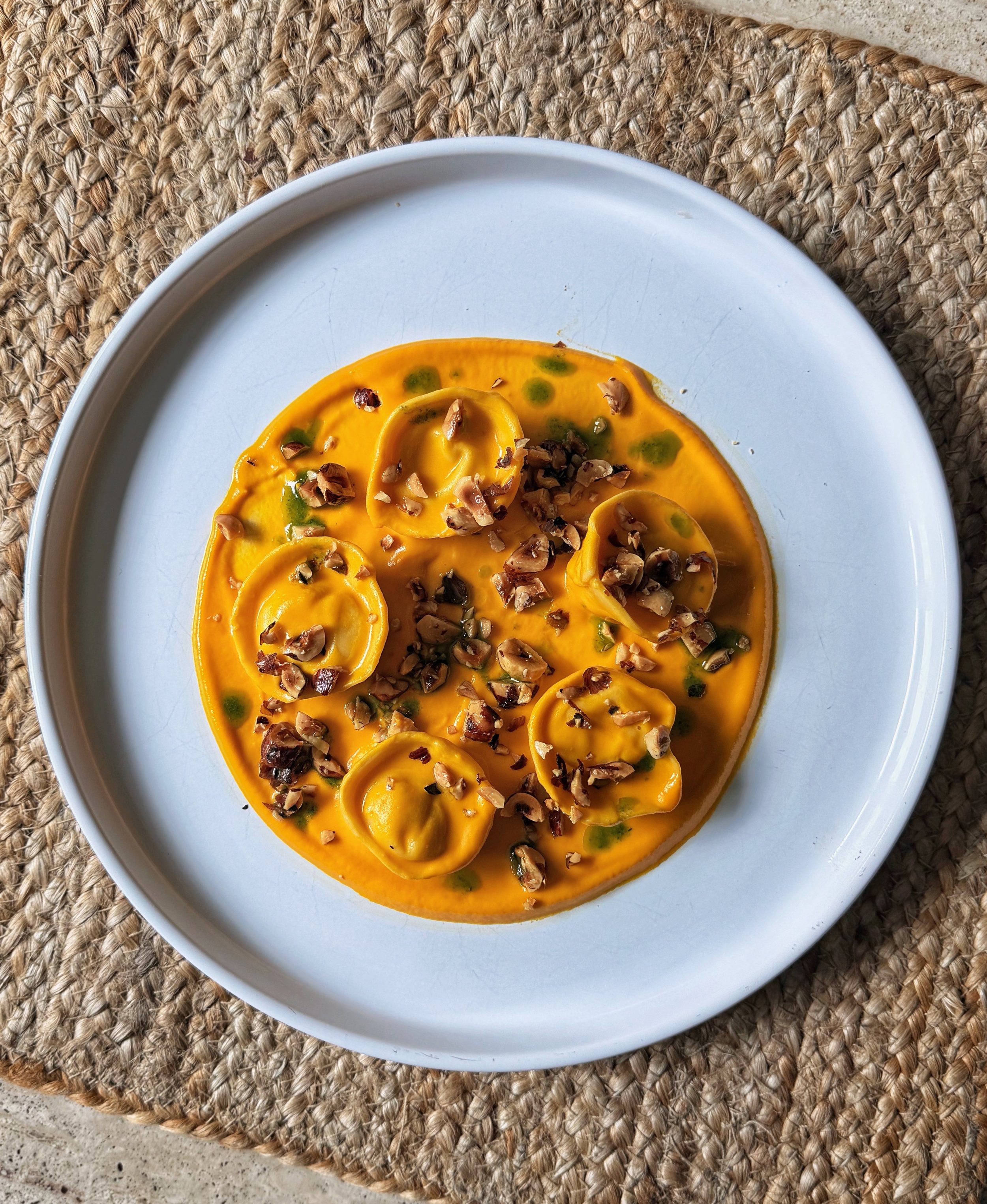 Handmade pasta with seasonal sauce